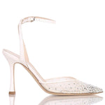 Carica l'immagine nel visualizzatore Galleria, DECOLLETE' CON RETE IN PIZZO