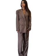 Carica l'immagine nel visualizzatore Galleria, PANTALONE PALAZZO BEIGE