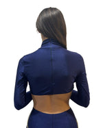 Carica l'immagine nel visualizzatore Galleria, CROP TOP BLU