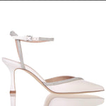 Carica l'immagine nel visualizzatore Galleria, DECOLLETE' CON INTRECCIO DI STRASS SUL RETRO