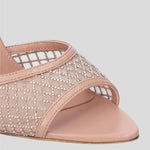 Carica l'immagine nel visualizzatore Galleria, SANDALO NUDE CON RETE DI STRASS