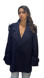 Carica l&#39;immagine nel visualizzatore Galleria, CAPPOTTO CORTO BLU
