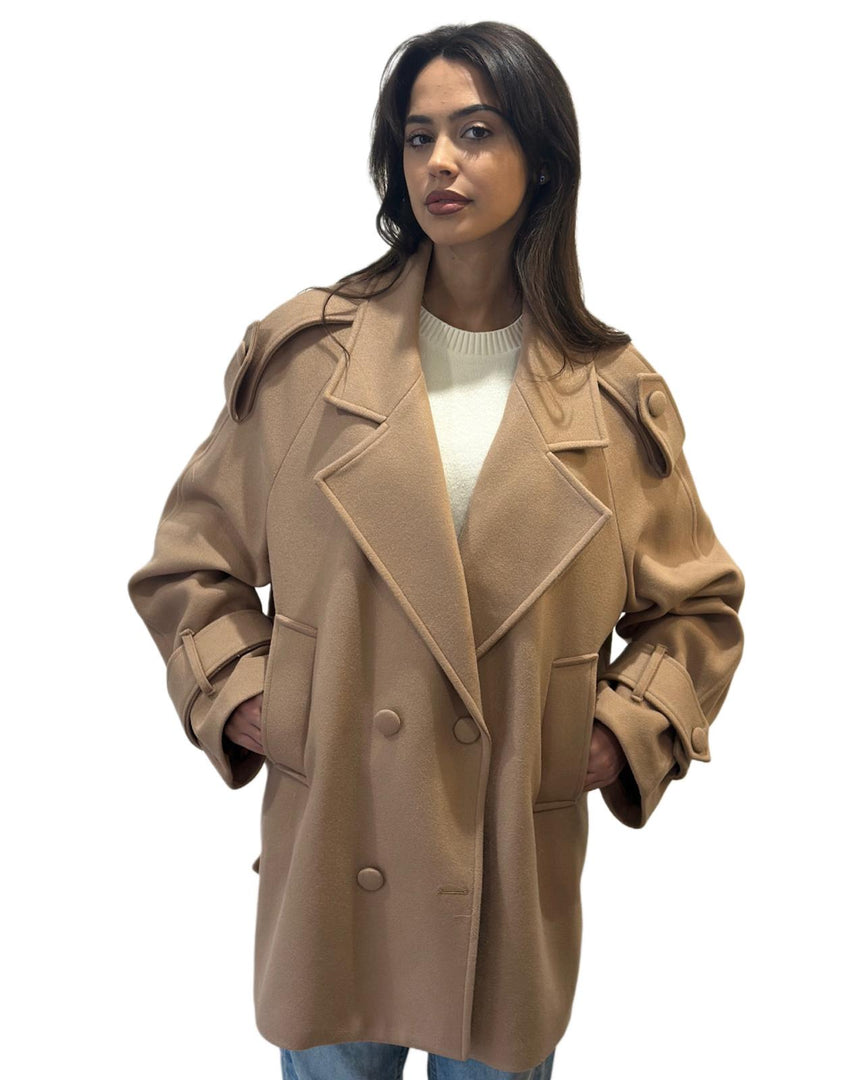 CAPPOTTO CORTO CAMMELLO