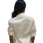 Carica l&#39;immagine nel visualizzatore Galleria, CAMICIA IN COTONE BIANCA
