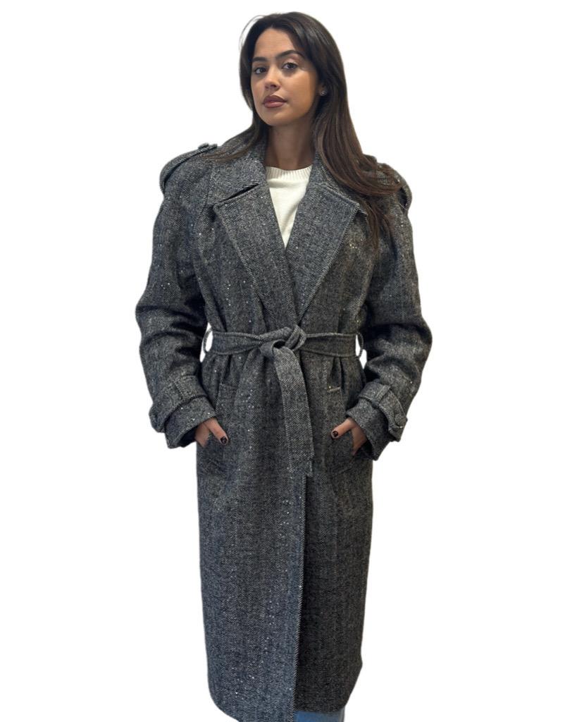 CAPPOTTO IN PANNO SPIGATO