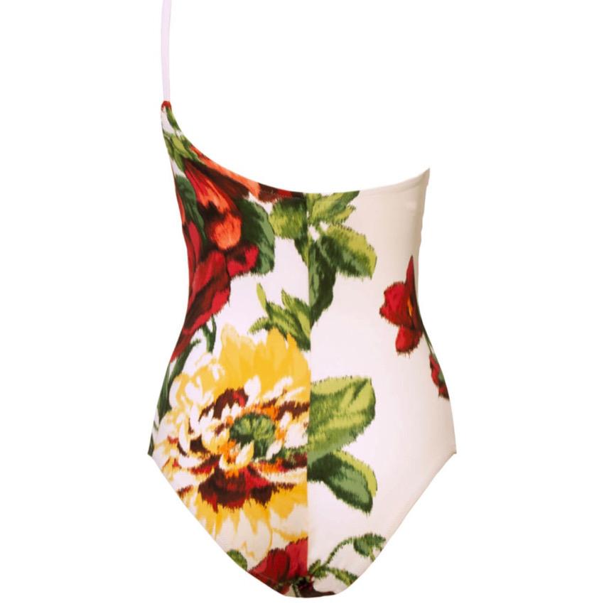 INTERO CON FIORI ROSSO