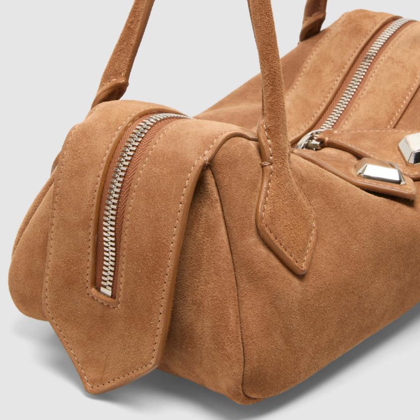 BORSA IN SUEDE CUOIO