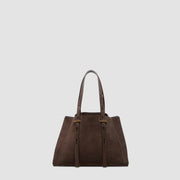 BORSA PAULINA IN SUEDE TESTA DI MORO