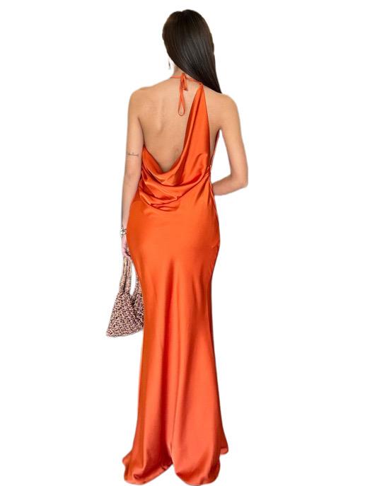 ABITO LUNGO ARANCIO